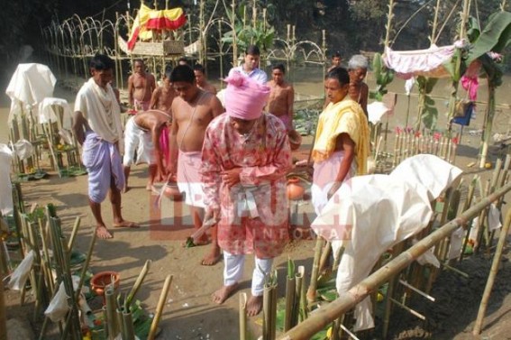 Traditional Ganga puja observed in Tripura  